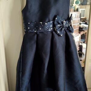 Wonder Nation Navy Dress with Starry Bow